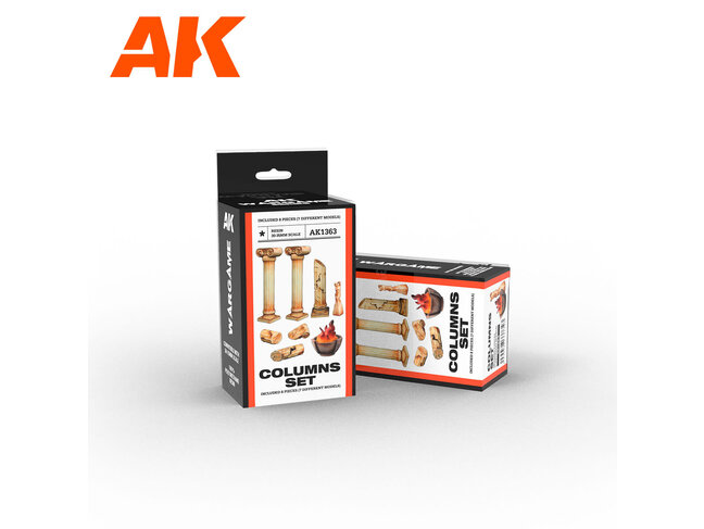 AK Interactive Wargame - Scenography: Columns Set
