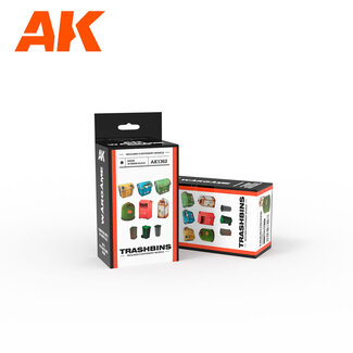 AK Interactive Wargame - Scenography: Trashbins