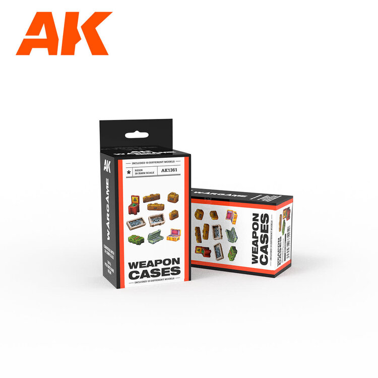 AK Interactive AK Interactive - Wargame - Scenography: Weapon Cases