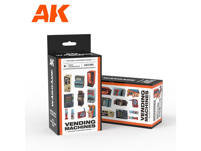 AK Interactive Wargame - Scenography: Vending Machines