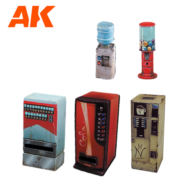AK Interactive AK Interactive - Wargame - Scenography: Vending Machines
