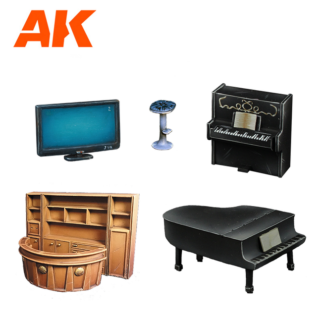 AK Interactive AK Interactive - Wargame - Scenography: Living Room