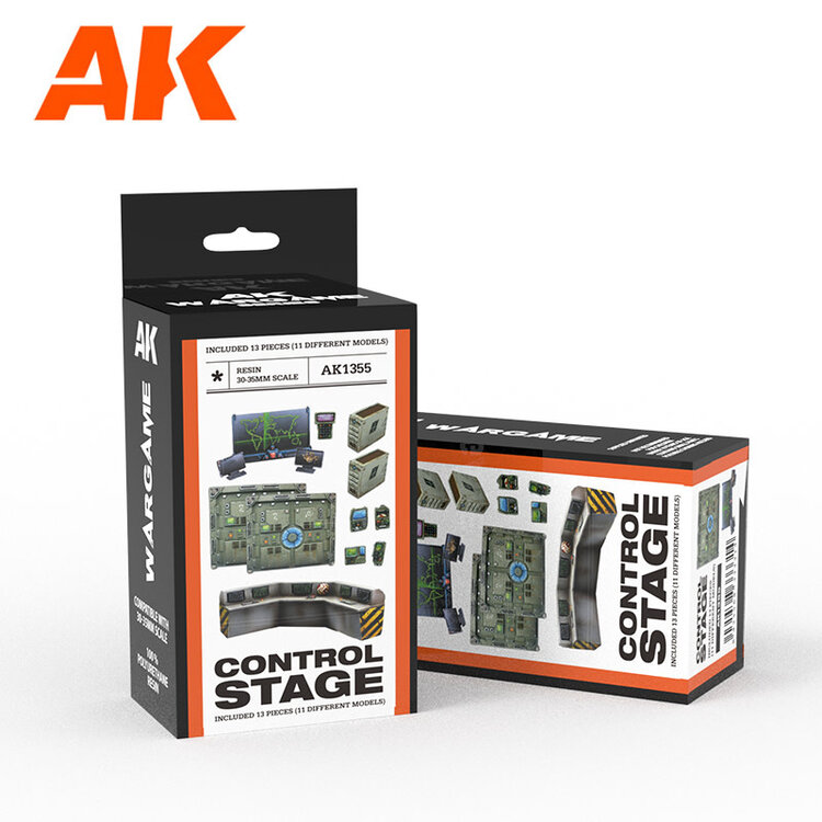 AK Interactive AK Interactive - Wargame - Scenography: Control Stage