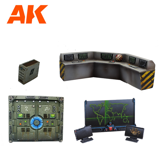 AK Interactive AK Interactive - Wargame - Scenography: Control Stage