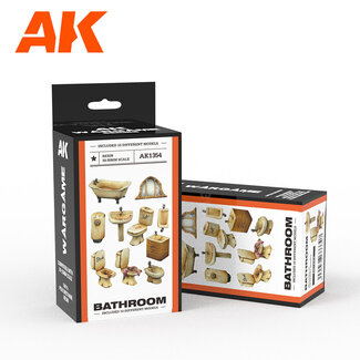 AK Interactive Wargame - Scenography: Bathroom Furniture