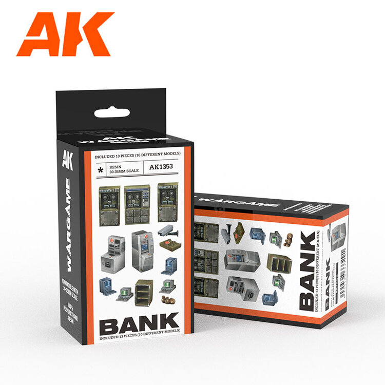 AK Interactive AK Interactive - Wargame - Scenography: Bank Equipment