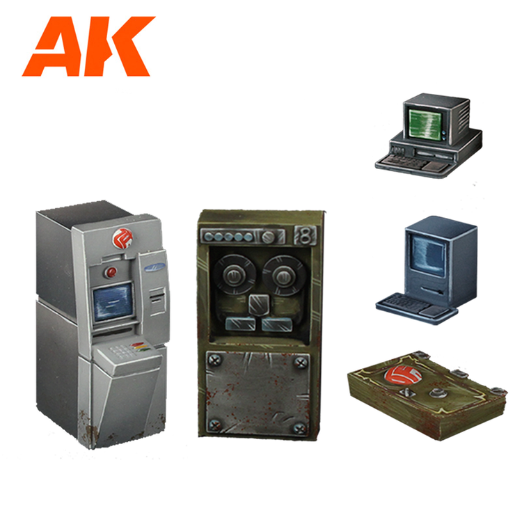 AK Interactive AK Interactive - Wargame - Scenography: Bank Equipment