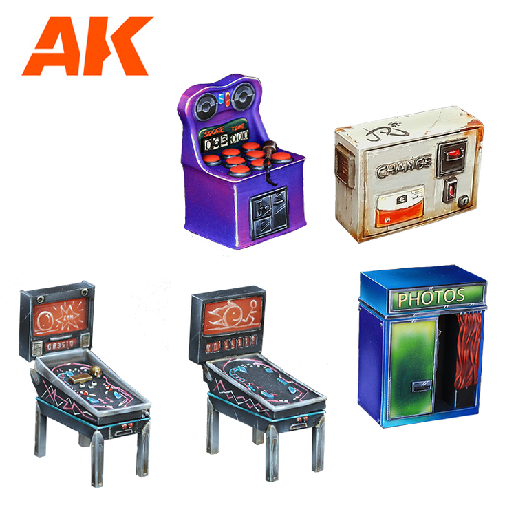 AK Interactive AK Interactive - Wargame - Scenography: Arcade Machines