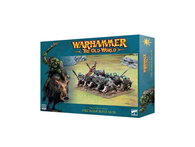 Games Workshop Warhammer Orc & Goblin Tribes: Orc Boar Boyz Mob