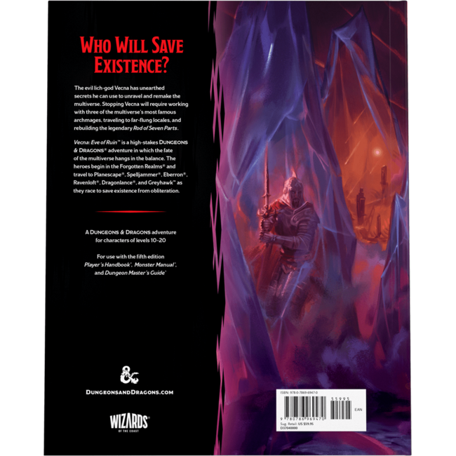 Wizards of the Coast Wizards of the Coast - Dungeons & Dragons: Vecna - Eve of Ruin