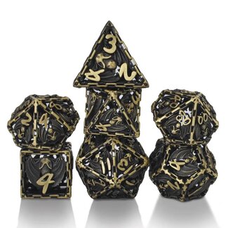 Würfelz The Bat Vintage Bronze - 7 Die Metal Set