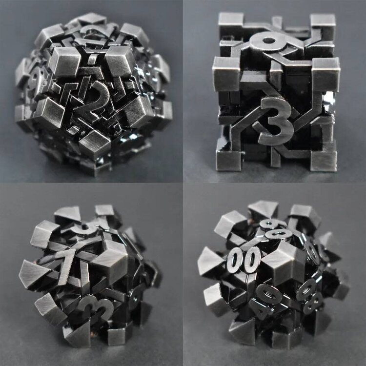 Würfelz Judge Cube - 7 Die Metal Set