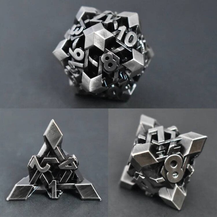 Würfelz Judge Cube - 7 Die Metal Set