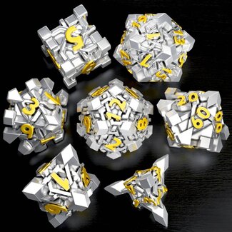 Würfelz Angel Cube - 7 Die Metal Set