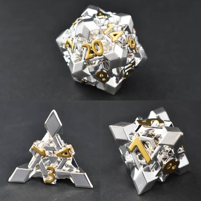 Würfelz Würfelz: Angel Cube - 7 Die Metal Set