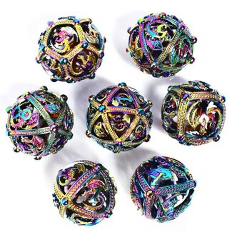 Würfelz Dragon Ball Rainbow Colors - 7 Die Metal Set