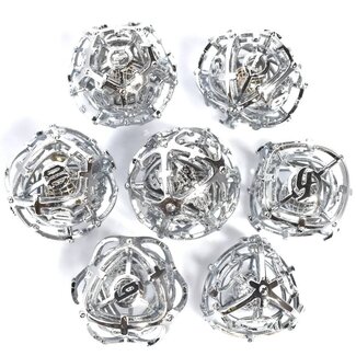 Würfelz Hells Bells Silver - 7 Die Metal Set
