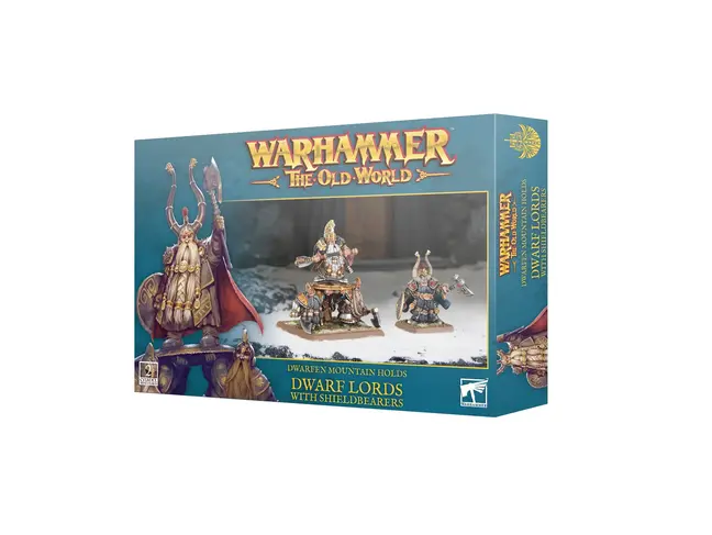 Games Workshop Warhammer Dwarfen Mountain Holds: Dwarf Lords with Shieldbearers