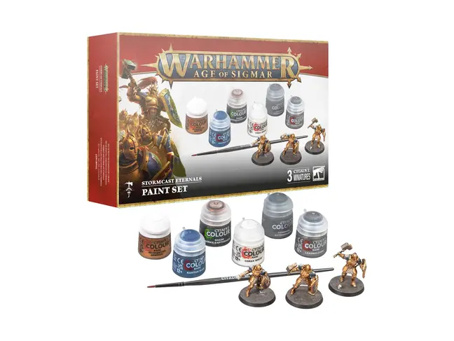 Games Workshop Warhammer Age of Sigmar: Stormcast Eternals - Paint Set