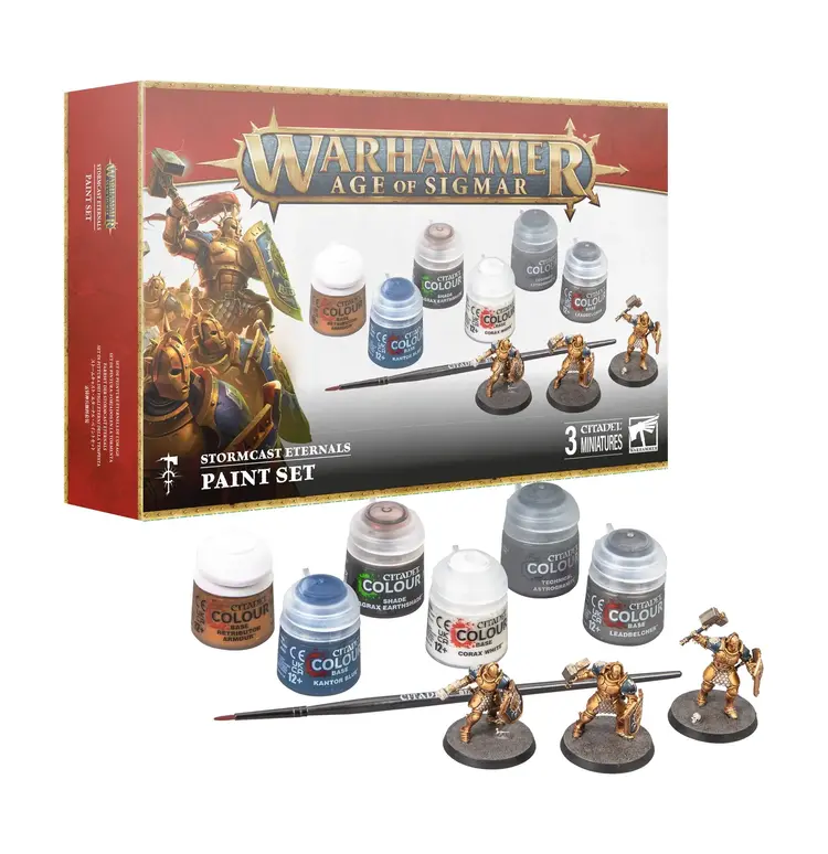 Games Workshop Warhammer Games Workshop - Warhammer Age of Sigmar: Stormcast Eternals - Paint Set