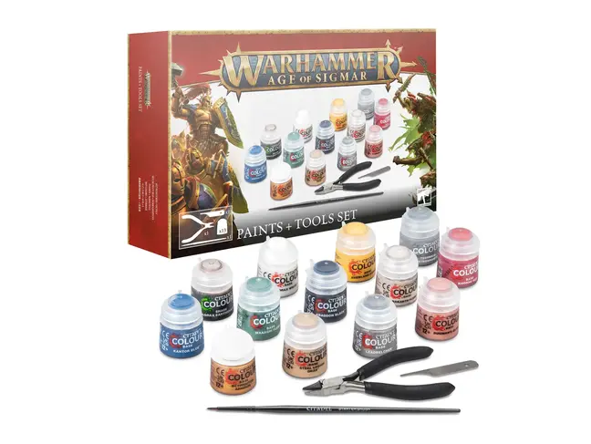 Games Workshop Warhammer Age of Sigmar: Paints + Tools