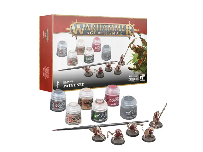 Games Workshop Warhammer Age of Sigmar: Skaven - Paint Set