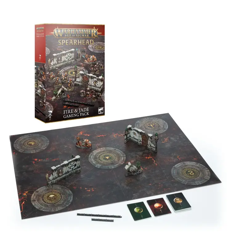 Games Workshop Warhammer Games Workshop - Warhammer Age of Sigmar: Fire & Jade Gaming Pack (en)
