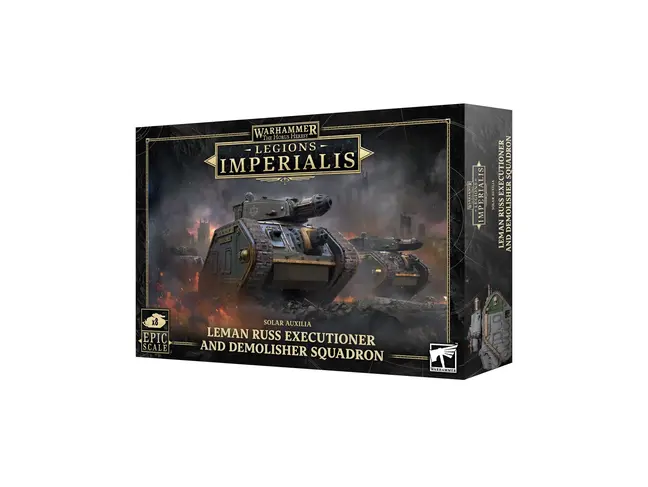 Games Workshop Warhammer Legions Imperialis: Leman Russ Executioner and Demolisher Squadron