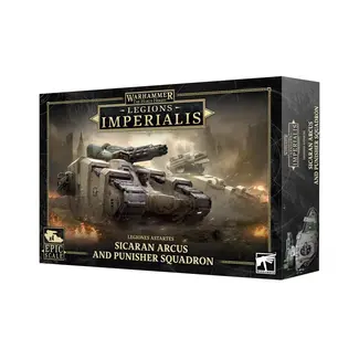 Games Workshop Legions Imperialis: Sicaran Arcus and Punisher Squadron