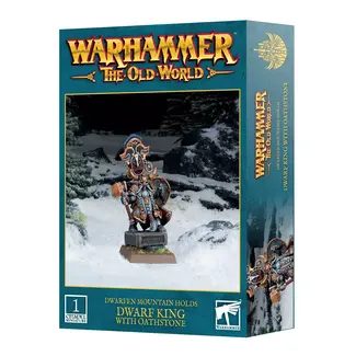 Games Workshop Dwarfen Mountain Holds: Dwarf King with Oathstone