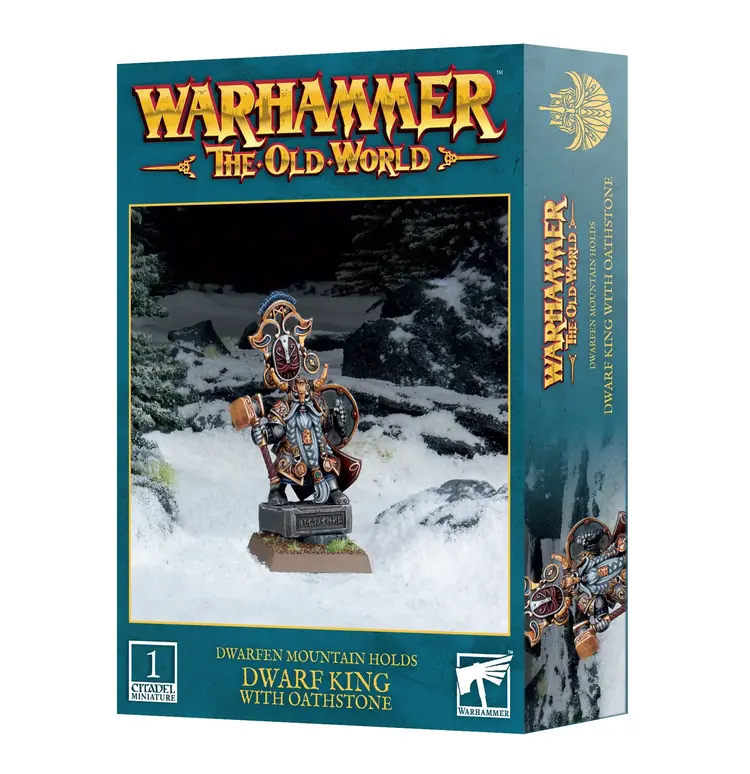 Games Workshop Warhammer Warhammer The Old World - Dwarfen Mountain Holds: Dwarf King with Oathstone