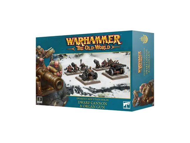 Games Workshop Warhammer Dwarfen Mountain Holds: Dwarf Cannon & Organ Gun