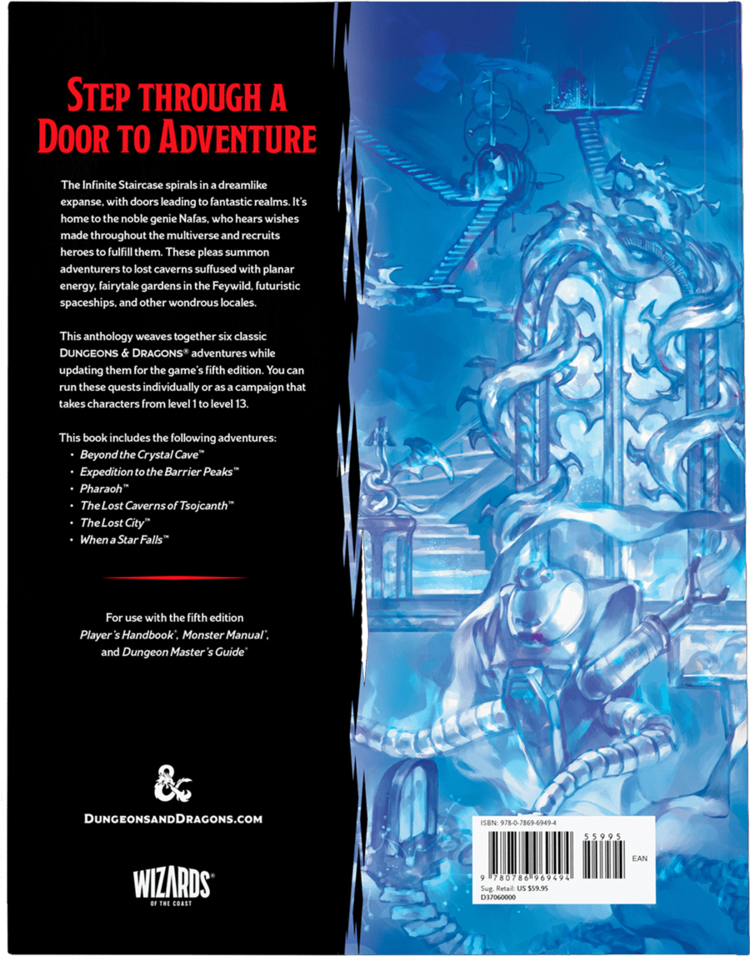 Wizards of the Coast Wizards of the Coast - Dungeons & Dragons: Quests form the Infinite Staircase