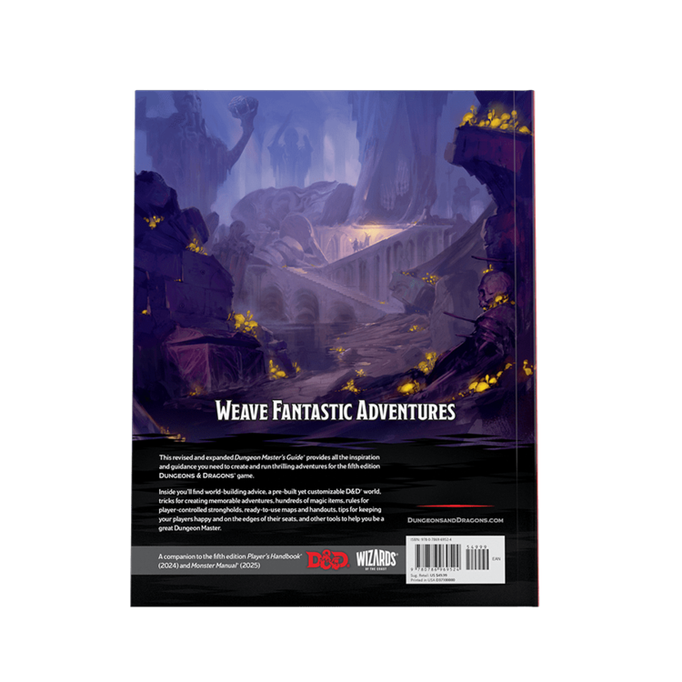 Wizards of the Coast Wizards of the Coast - Dungeons & Dragons: Dungeon Master's Guide 2024