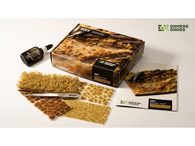 Gamers Grass Tuft Starter Box - Dry Grass