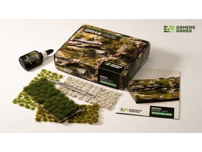 Gamers Grass Tuft Starter Box - Green Grass