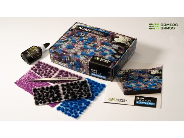 Gamers Grass Tuft Starter Box - Alien Grass