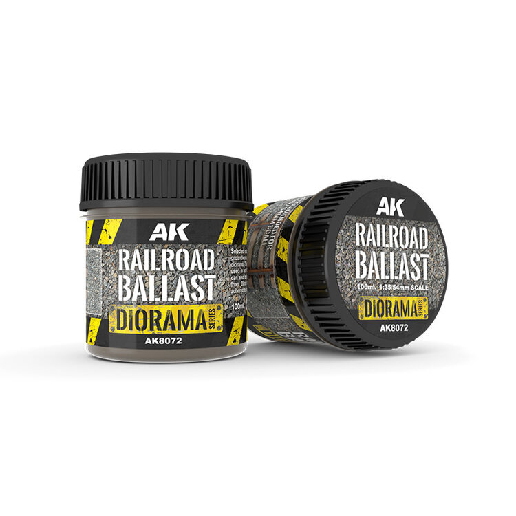 AK Interactive AK Interactive - Diorama Series: Railroad Ballast 1:35