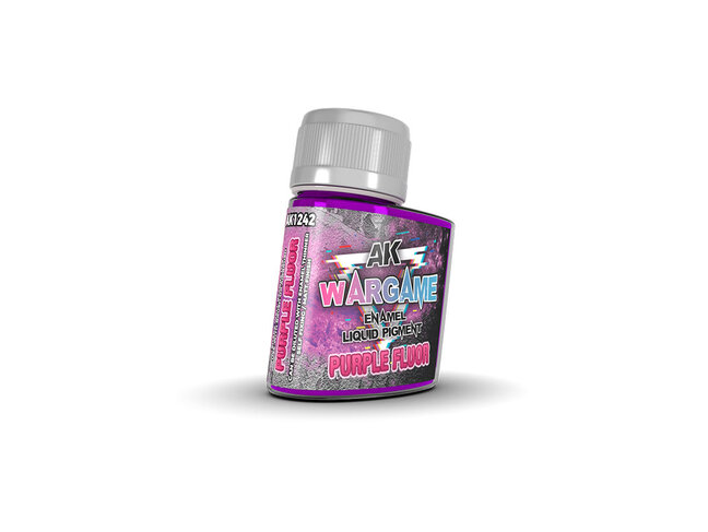 AK Interactive Enamel Liquid Pigment: Purple Fluor