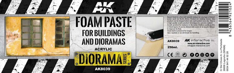 AK Interactive AK Interactive - Diorama: Foam Texturizer & Sealer 250ml