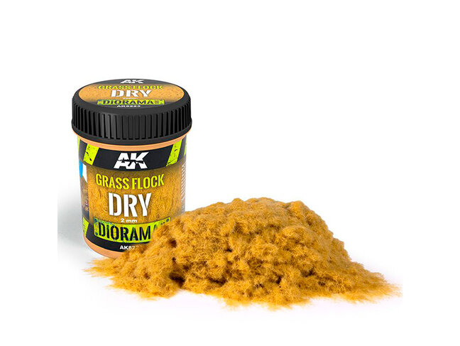 AK Interactive Grass Flock 2mm Dry