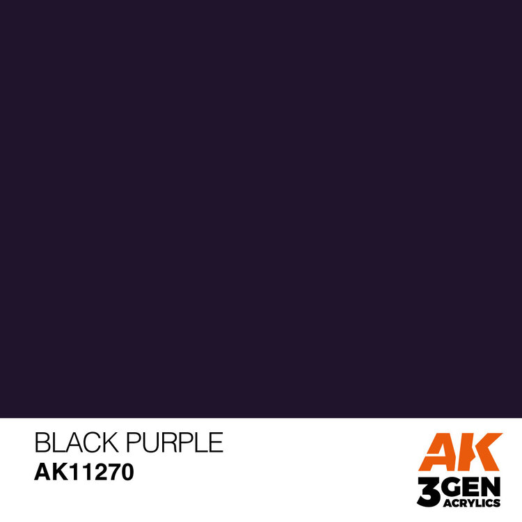 AK Interactive AK Interactive - 3rd Generation Acrylic: Black Purple