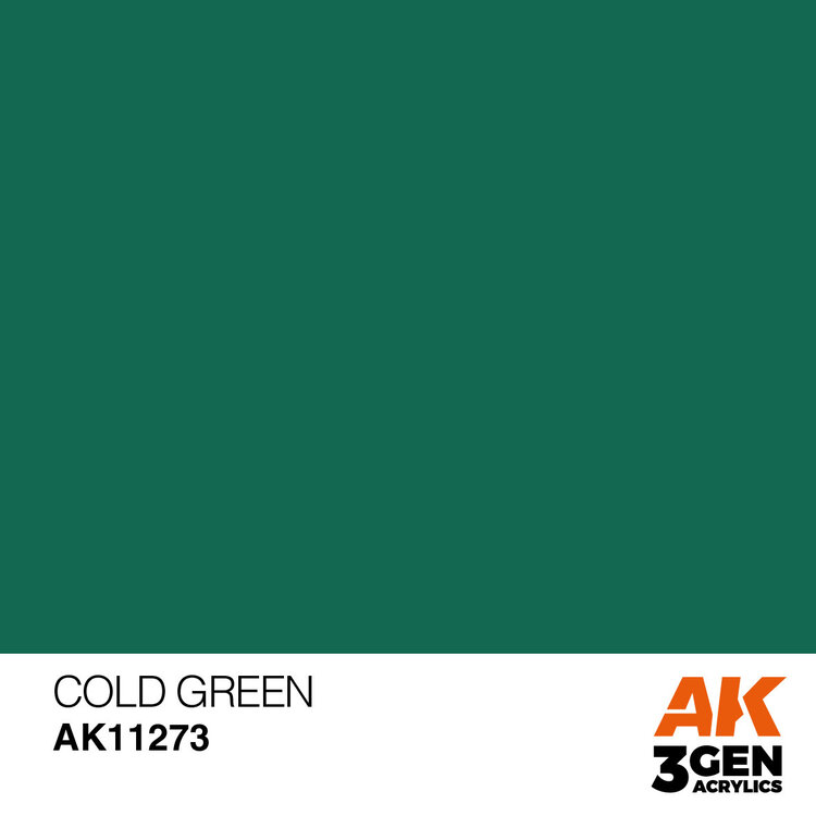 AK Interactive AK Interactive - 3rd Generation Acrylic: Cold Green