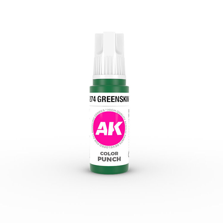 AK Interactive AK Interactive - 3rd Generation Acrylic: Greenskin Punch