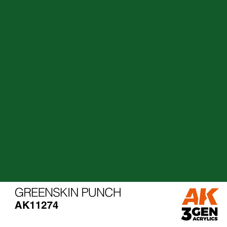 AK Interactive AK Interactive - 3rd Generation Acrylic: Greenskin Punch