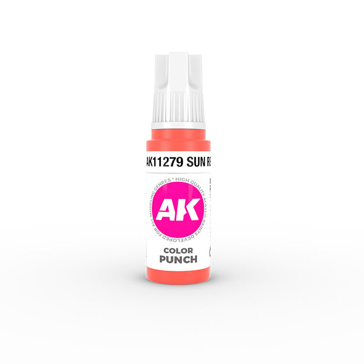 AK Interactive AK Interactive - 3rd Generation Acrylic: Sun Red