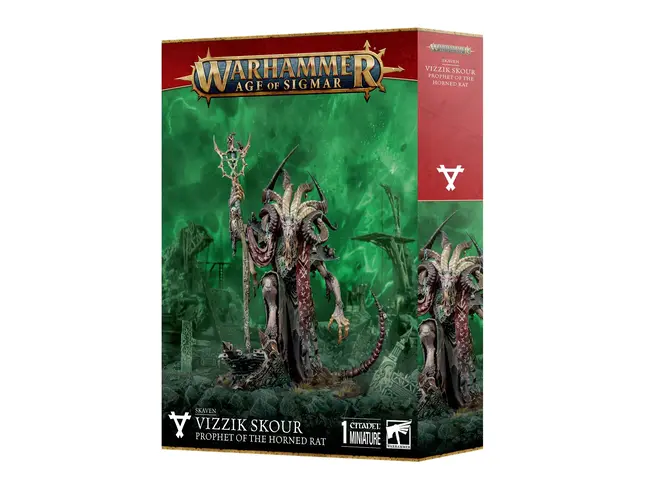 Games Workshop Warhammer Skaven: Vizzik Skour, Prophet of the Horned Rat
