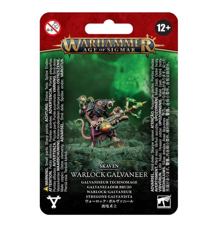 Games Workshop Warhammer Warhammer Age of Sigmar - Skaven: Warlock Galvaneer