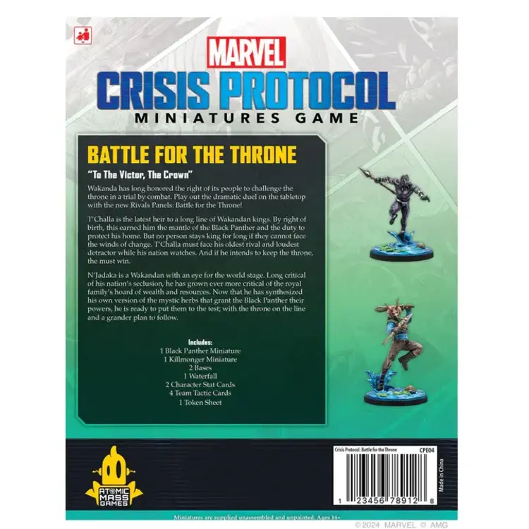 Atomic Mass Games Atomic Mass Games - Marvel Crisis Protocol - Rival Panels: Battle for the Throne