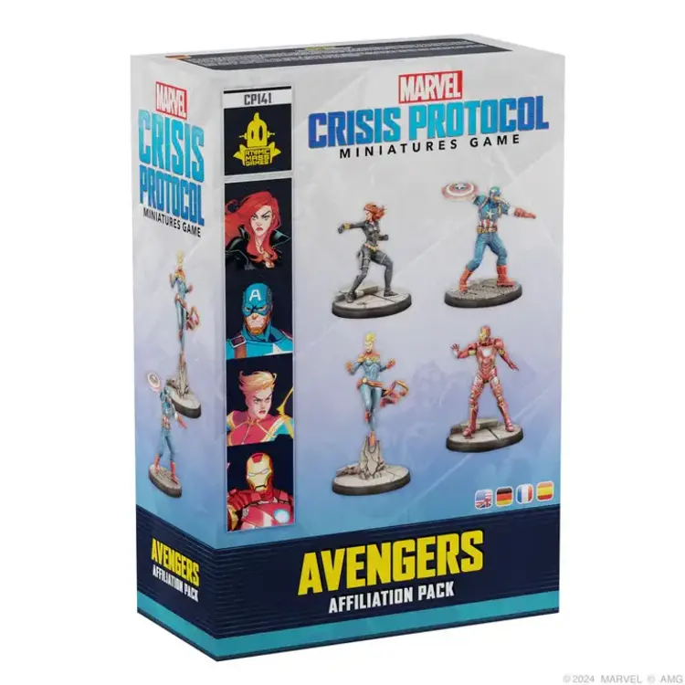 Atomic Mass Games Atomic Mass Games - Marvel Crisis Protocol - Affiliation Pack: Avengers
